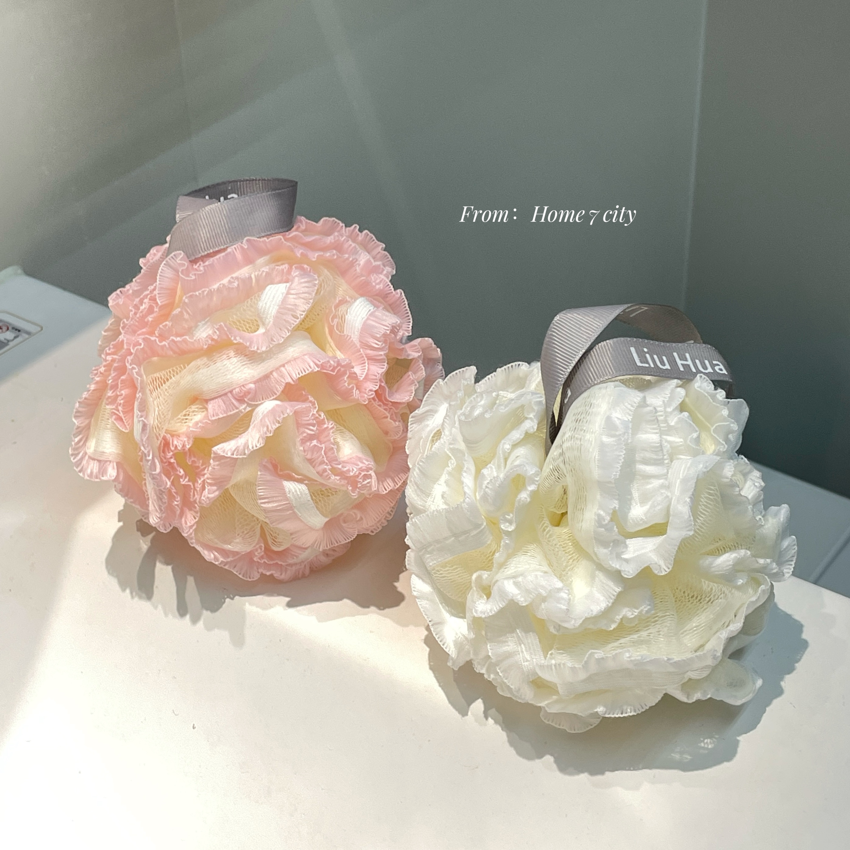 波浪边沐浴球可挂式浴室洗澡球