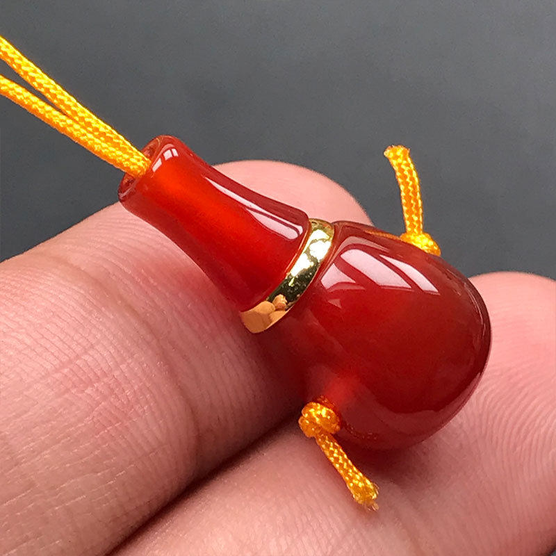 12MM天然红玛瑙三通榫卯结构分体佛塔手串配饰金刚星月DIY配件