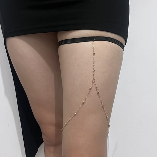 欧美热销饰品脚链风街拍腿环链条