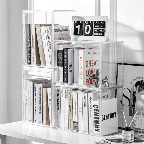 透明亚克力学生书本收纳盒