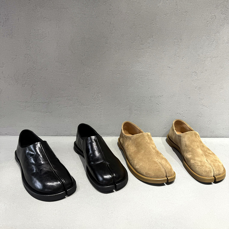 欧洲站真皮女鞋2026年春季新款欧货低跟平底分趾休闲单鞋乐福鞋,女鞋,乐福鞋（豆豆鞋）,淘宝优惠券,粉丝福利购,淘宝优惠卷