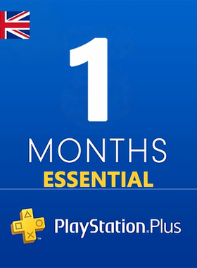 PSN Plus membership Essential UK 1 Month 英国基本会员1个月卡