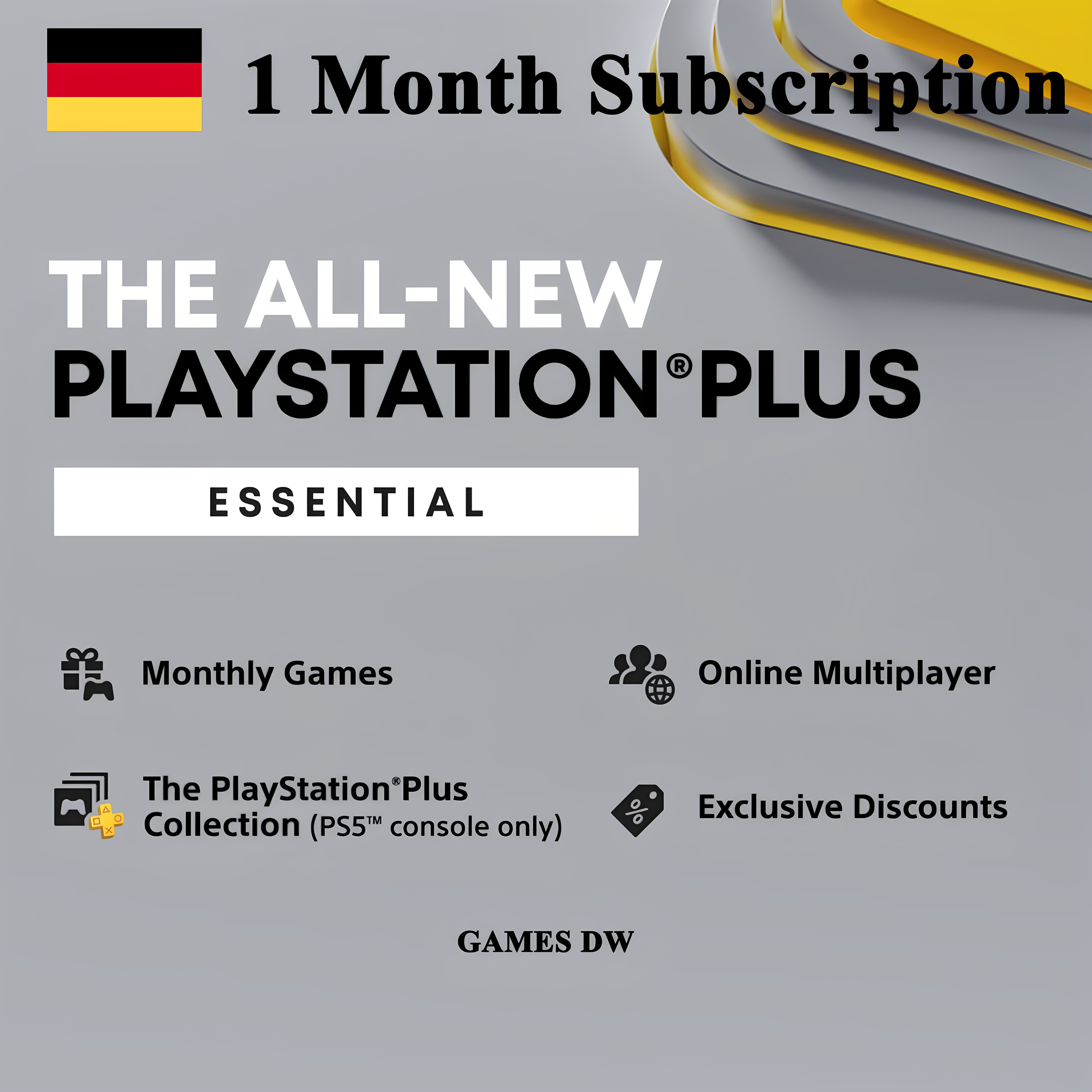 PS+EssentialGermany1M会员图片