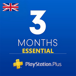PlayStation Plus Essential UK 3 Month 英服PS5+基本会员3个月