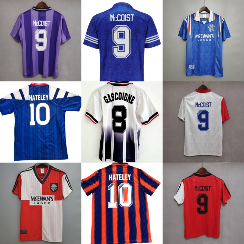 Rangers retro jersey 96-97 football shirt图片