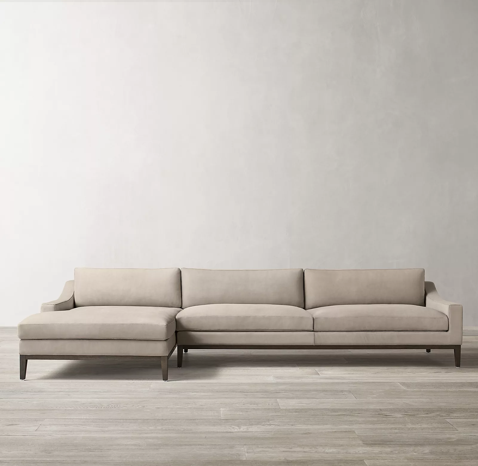 现代简约真皮三人沙发美国rh原单乡村复古客厅家用牛皮单人沙发