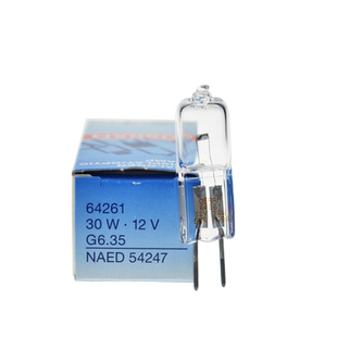 OSRAM欧司朗64261 12V30W裂隙灯泡显微镜灯泡卤素灯米泡投影仪灯
