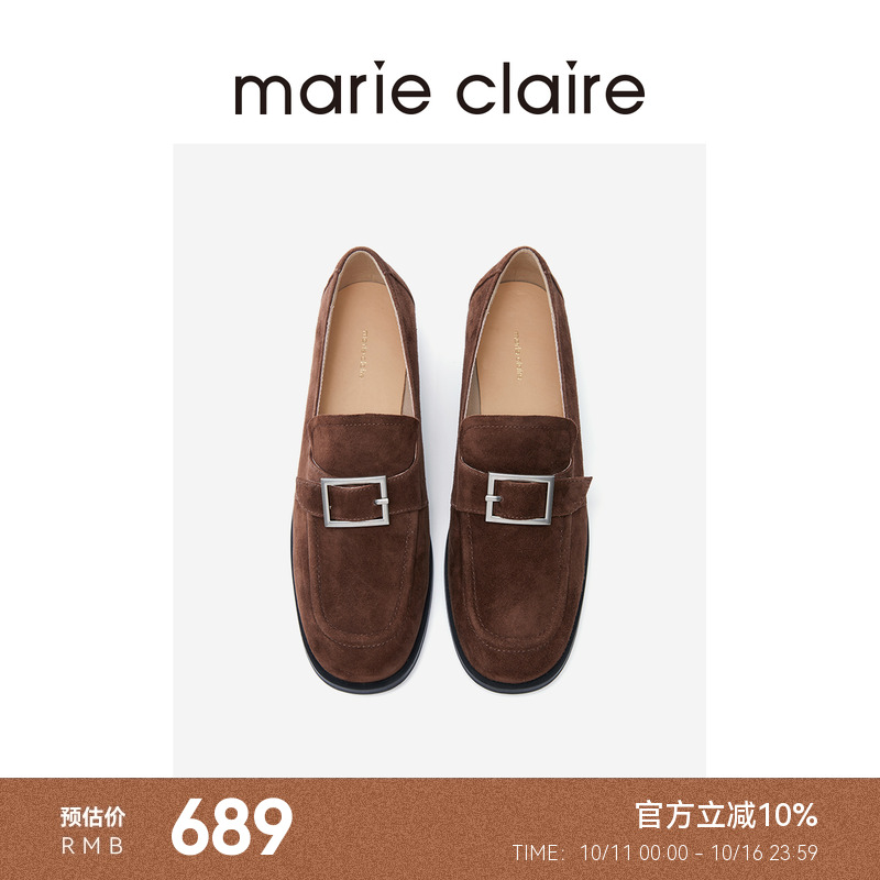 mc针扣乐福鞋女鞋乐福鞋