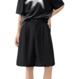 夏冰丝高级感西装五分短裤男设计感扣子薄款休闲西裤K502-P35，男装牛仔裤，星座205