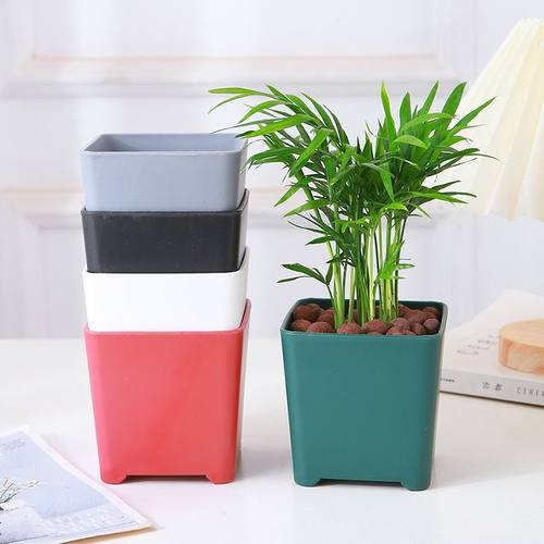 加厚耐用塑料花盆简约树脂满5送1