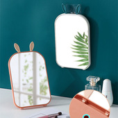 大小号台式 挂墙公主镜 化妆镜子学生宿舍桌面便携折叠梳妆镜壁挂式