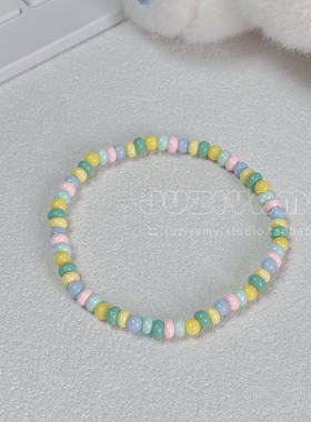 原创配色设计超优米珠手链