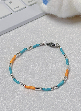 【竹节】编绳竹节手链细手链女