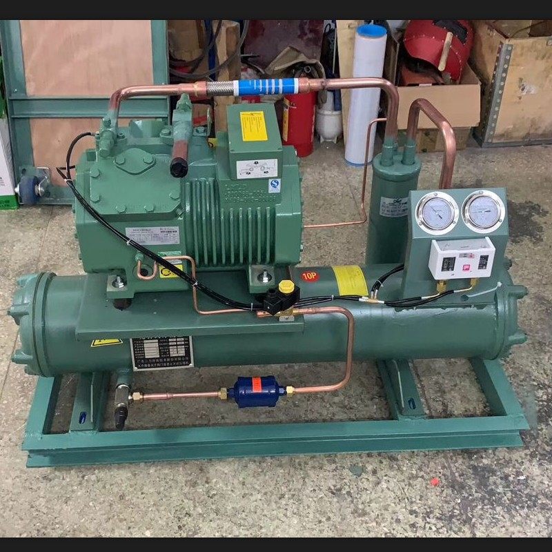 比泽尔半封闭冷库机组 3-30hp匹水冷 保鲜库 冷冻库小型冷库设备