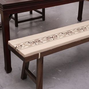 中式红木长凳坐垫茶桌长条凳子垫长椅板凳椅子垫子换鞋凳卡座定制