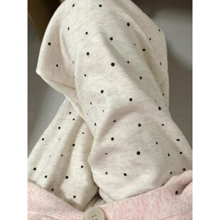 女童巨好看裤子秋冬加绒波点糯米裤初中生女孩大童阔腿裤2026新款