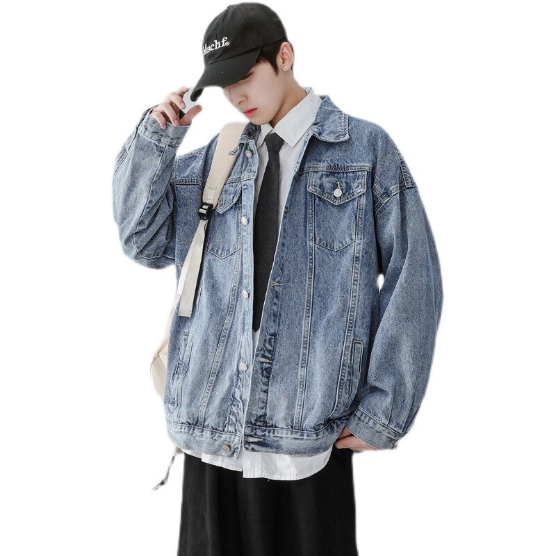 秋季上衣夹克连帽工装休闲外套牛仔N993/P110/178,男装夹克,星座202-1