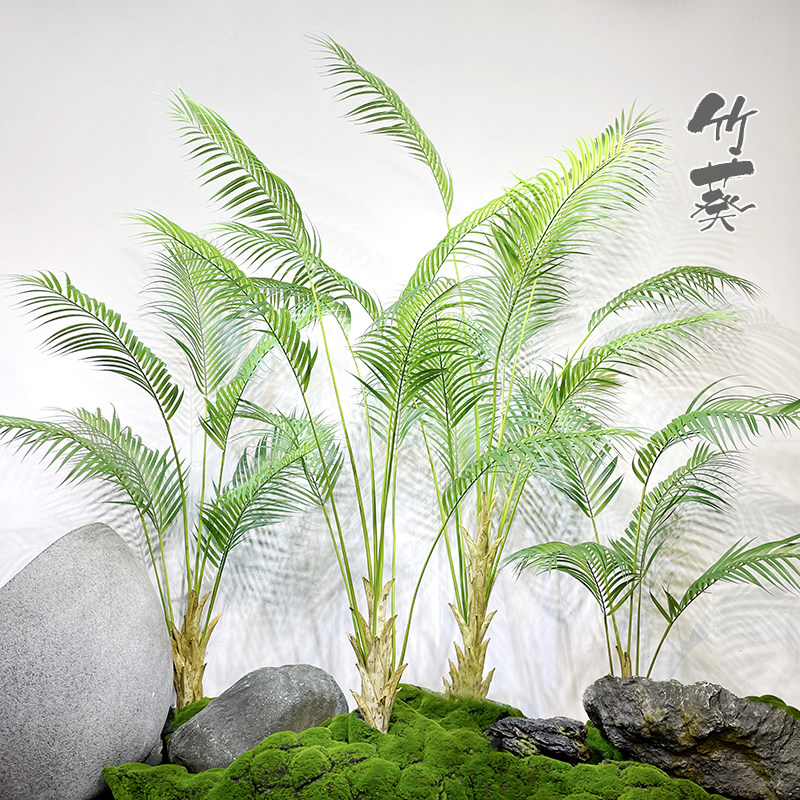 仿真竹葵散尾凤尾葵高落地绿植盆栽室内庭院商业空间装饰造景摆设