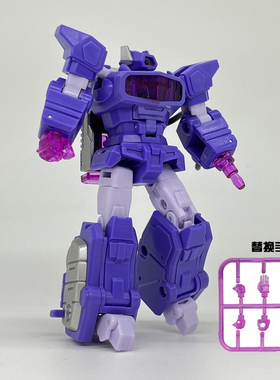 变形玩具PT03震荡波 守望者小比例g1动画 金刚机器人模型