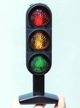 交通声信号灯幼儿园早教具儿童城市车模型街景交通标志红绿灯玩具