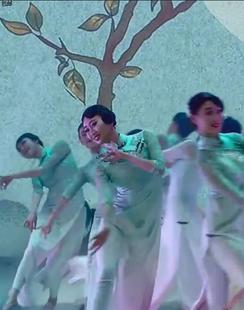 新款现当代舞蹈演出服茉莉花同款群舞表演服春晚旗袍艺考服定制W