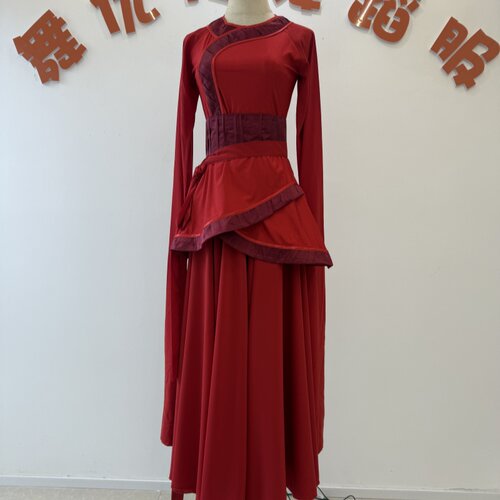 汉唐广袖古典舞舞蹈服定制表演