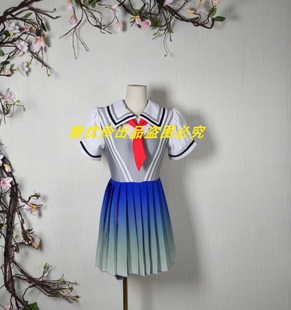 少儿群舞你们告诉我爱国题材铭记抗日演出服装弹力服装专业定制W