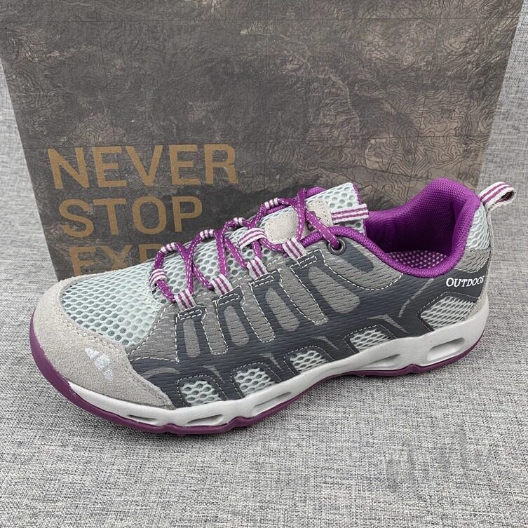 品质外贸透气网面男女款溯溪鞋户外轻便防滑耐磨徒步鞋~速干排水