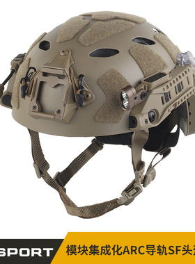 WOSPORT 模块集成化ARC导轨SF头盔套装