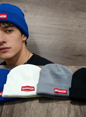 Speedqb CN New 国产复刻 Logo 冷帽针织帽线帽SQB