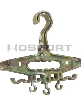 Wosprot厂家直销 战术衣架二代 工业型塑料高承重力 牛角勾