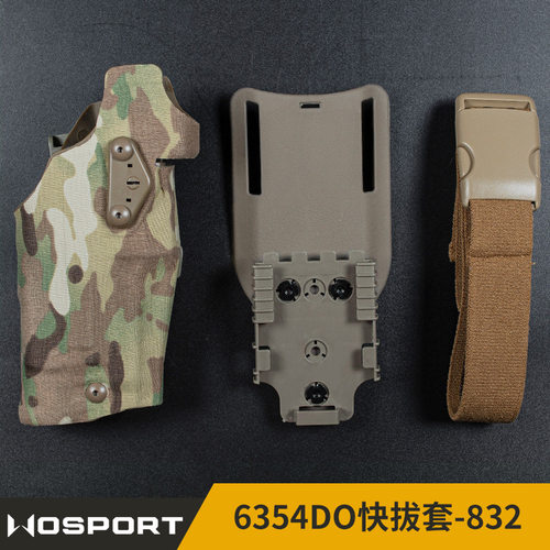 快拔别腰绑腿战术影视道具