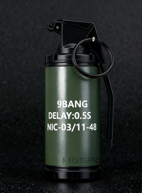 WOSPORT厂家直销 烟雾弹模型 中空可填充 适配MOLLE系统 保险可弹