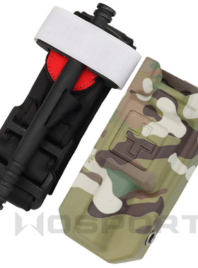 WOSPORT厂家直销 止血绑带捆绑套装医疗户外应急求生战术用品迷彩