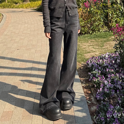 四面弹高腰通勤弹力修身显瘦收腰