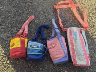 日本杯套斜挎水壶袋手提便携防摔通用水杯套保护套水杯袋