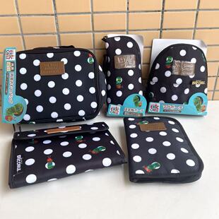 外贸日单卡通可爱饥饿的毛毛虫手账本保温袋收纳袋收纳包背包