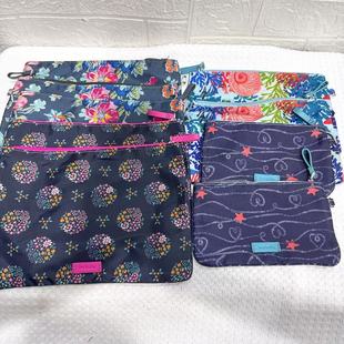 Vera Bradley印花尼龙布收纳袋零钱包卡包化妆包票据杂物收纳包