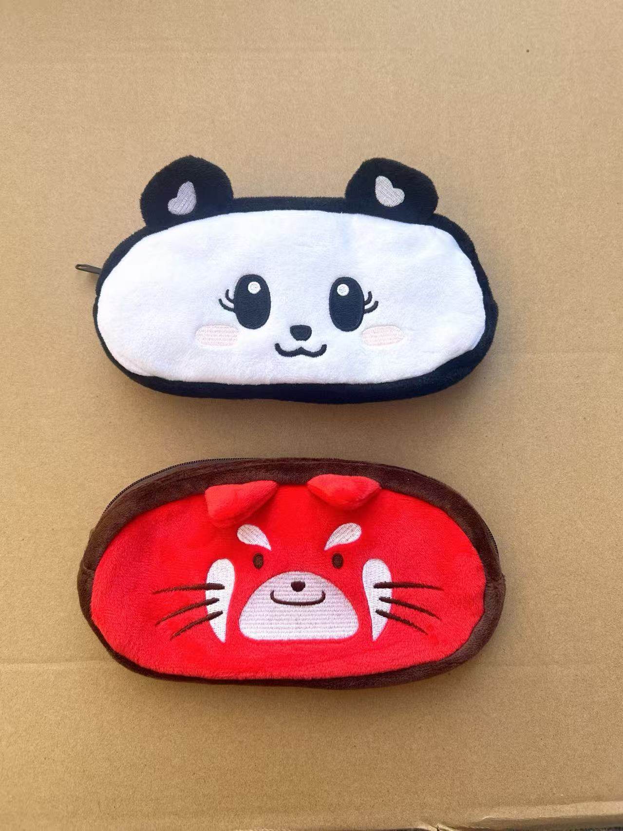 日本卡通可爱毛绒刺绣笔袋动漫周边学生创意ins文具袋收纳包,文具电教/文化用品/商务用品,笔袋,淘宝优惠券,粉丝福利购,淘宝优惠卷