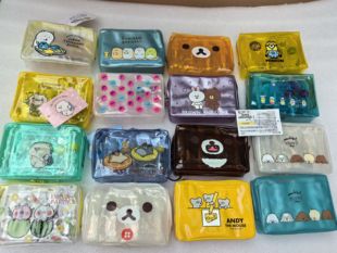 日本卡通轻松熊收纳袋化妆包洗漱便携旅行分装套装瓶chiikawa