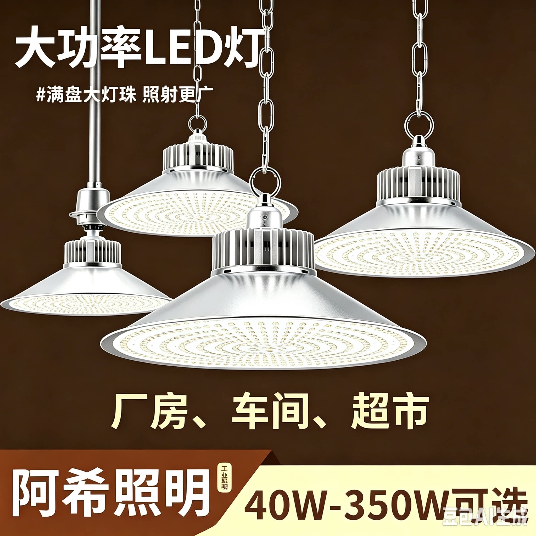 超亮led工矿灯工厂车间厂房照明