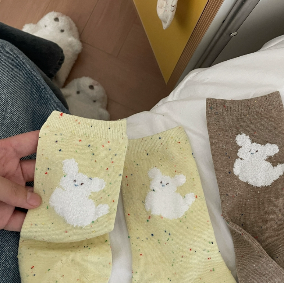 豆包仔的杂货铺女棉中筒袜