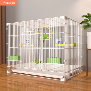 鸟笼家用超大号八哥虎皮玄凤金属笼玄风鹧鸪鸽子芦丁鸡兔笼子