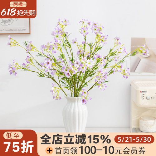精致高级假花氛围感植物拍摄道具