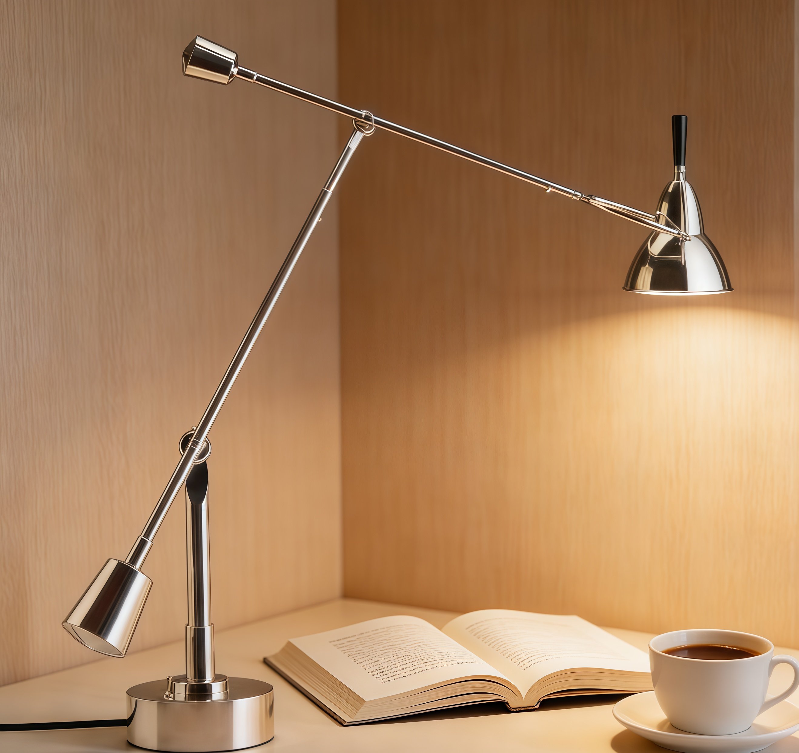 现代极简长臂书桌台灯简约办公展厅护眼折叠学生学习工作阅读台灯