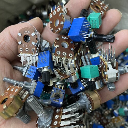 400克混装电位器混装档位开关D档圆档长短柄贴片带开关多档电位器