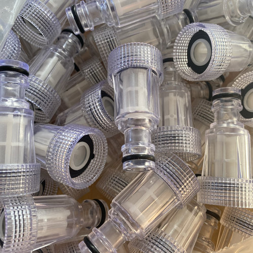 家用白马指南车亿力手提式高压洗车机进水过滤网奶嘴接头6分接口