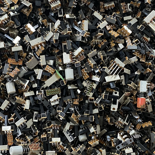 混装拨动开关单双排直插卧式小微型电源开关滑动档位波动波段23档