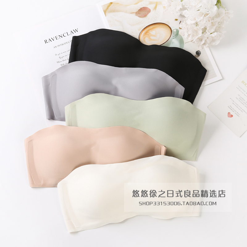 JA春夏隐形无肩带防滑无钢圈文胸