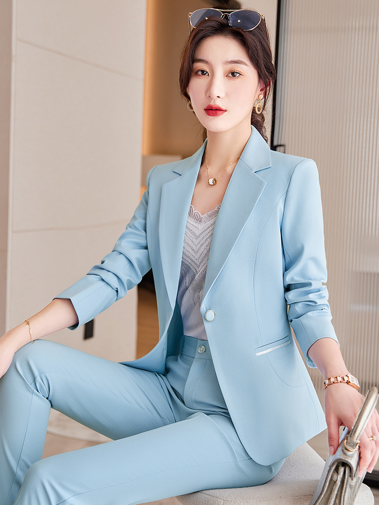 西装外套女春秋季2025新款修身显瘦时尚气质休闲网红西服职业套装